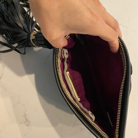 Henri Bendel black clutch - Picture 2 of 3